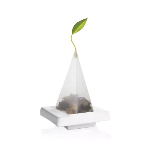 Podstawka pod piramidkę z herbatą biała 2 szt. Tea Forte