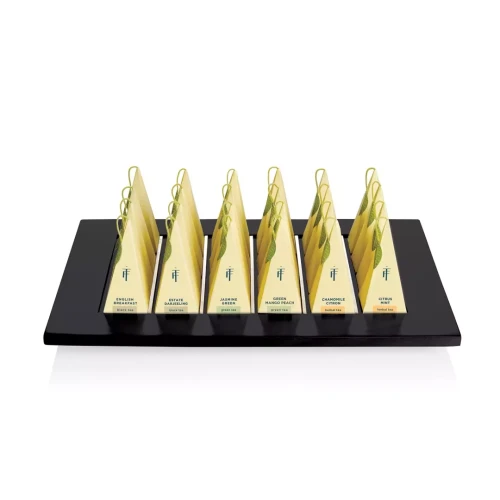 Taca drewniana na 24 herbaty Tray Black Tea Forte